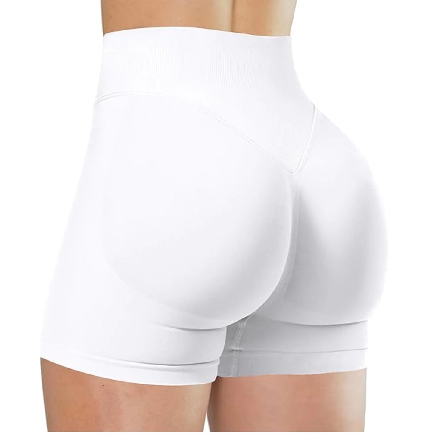 Summer High Waisted Yoga Shorts Fashionable and Sexy Running Fitness Pants Solid Color Yoga Leggings Customizable Labels